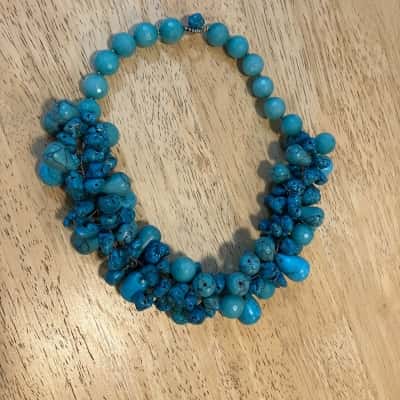 Bold handmade statement necklace