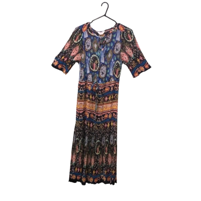 Gorman Black/ Multicoloured Silk Blend Size 16