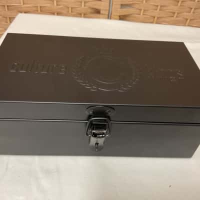 Culture Kings Matte Black Metal Storage Case Streetwear Collectable 