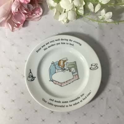 Wedgewood Peter Rabbit Children's Collectible Porcelain Plate 
