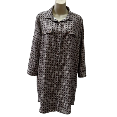 Mirrou Size 12 Button Up Dress 