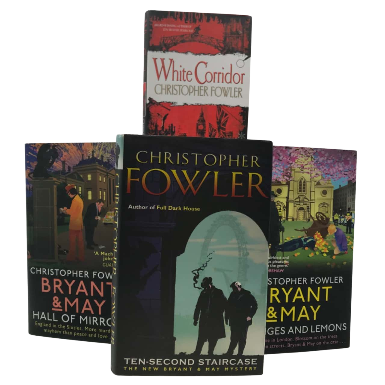 4 x Christopher Fowler Mysteries Hard Cover VGC