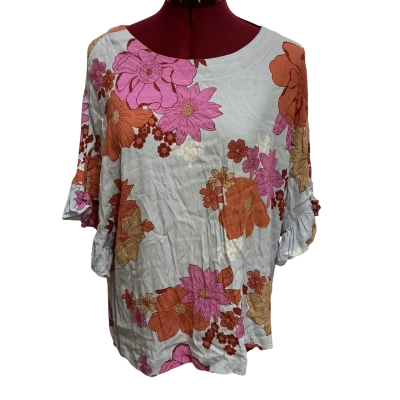 Elm Lifestyle Womens  Size 10 Floral Top Multicoloured 