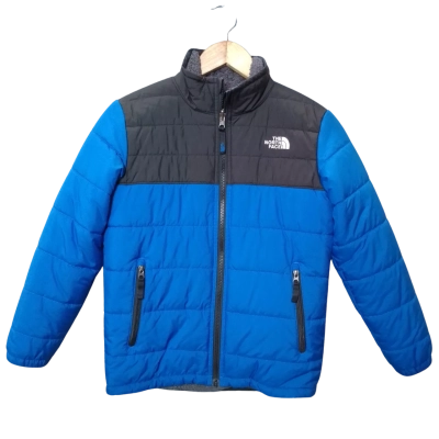 The North Face Kids  Size 10-12 Black & Blue Puffer Jacket 