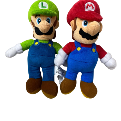 Super Mario. Mario & Luigi plush toys 24cm. 