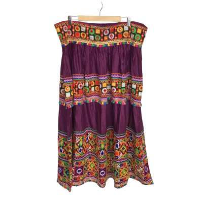  Raniwas Womens  Size 20 Embroidered Long Flared Skirt