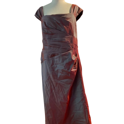 Anthea Crawford Womens  Size 18 Sleeveless Dress  Grey / Other / Red NWT