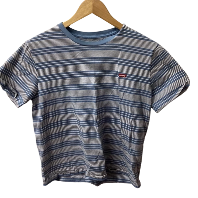 Levis Mens  Size M Short Sleeve T-shirt Striped C