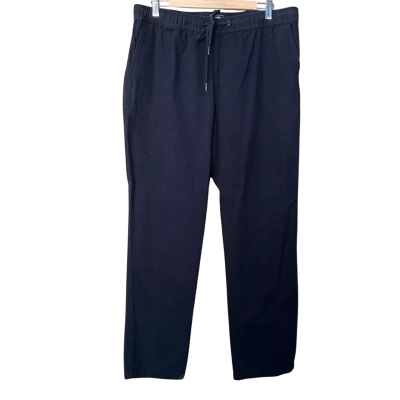 Billabong Black Elastic-Waist Twill Pants Size M
