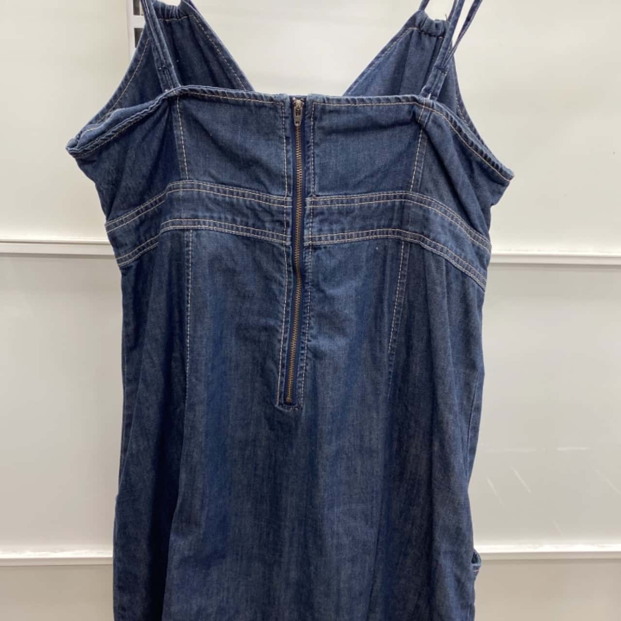 Jag Jeans Womens Size 16 Midi Dress / Sleeveless Dress Blue (s)
