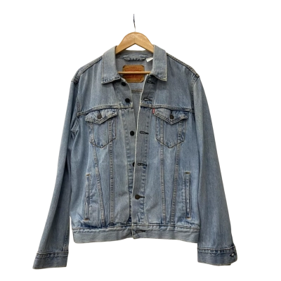 Levi Strauss & Co. Light Washed Blue Denim Trucker Jacket Size M