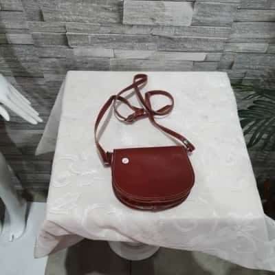 Florence Women's leather  Cross Body Bag Brown 