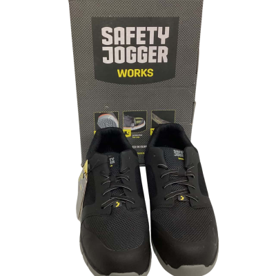 Safety Jogger Steel-cap Toe Sneakers   Size 10.5 Black  