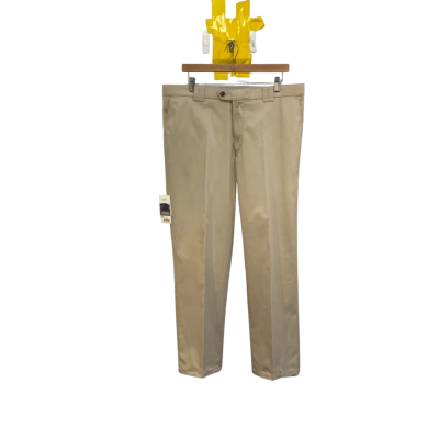  BNWT Mens  Size 34 Straight Leg Pants Beige 