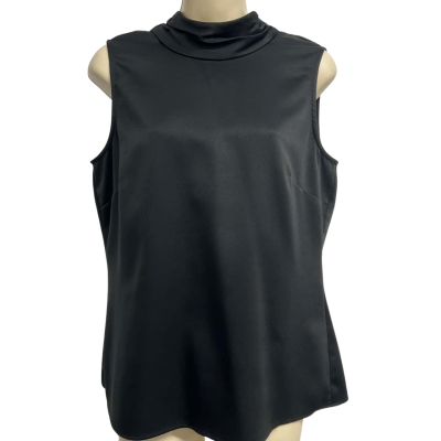 Review Womens Size 10 Black Sleeveless Top  