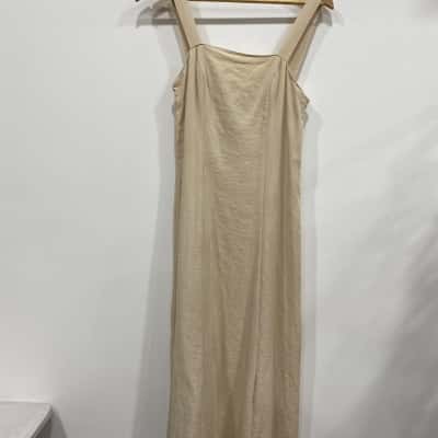 Kookai Womens  Size 38 Maxi Dress / Sleeveless Dress  Beige 