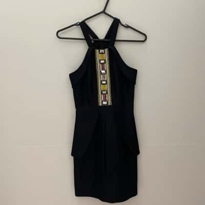 Sass & Bide Womens Size 6 Midi Dress Multicoloured 
