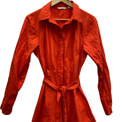 Country Road Womens  Size 10 Long Sleeve /Maxi Dress Burnt Orange 