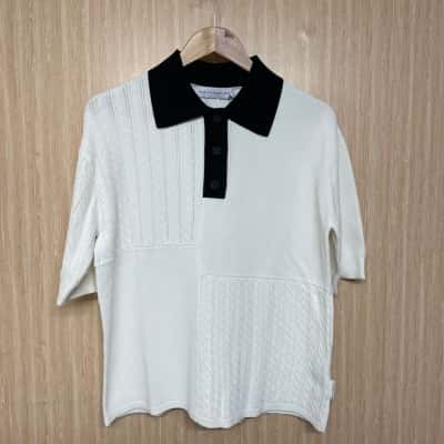 Brand New - Aje Knit Polo Shirt - Size 8