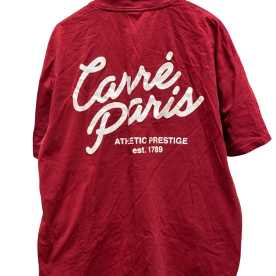 Carré Mens  Size S Short Sleeve T-shirt Maroon 