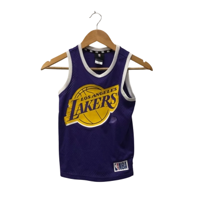 NBA Lakers Youth Kids  Size 7 Sport Top Purple 