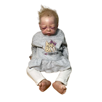 Realistic Life Size New Born Baby Doll 19 inches- Hand Made
