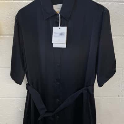 Viktoria & Woods Womens  Size 3 Shirt Dress Navy Blue 