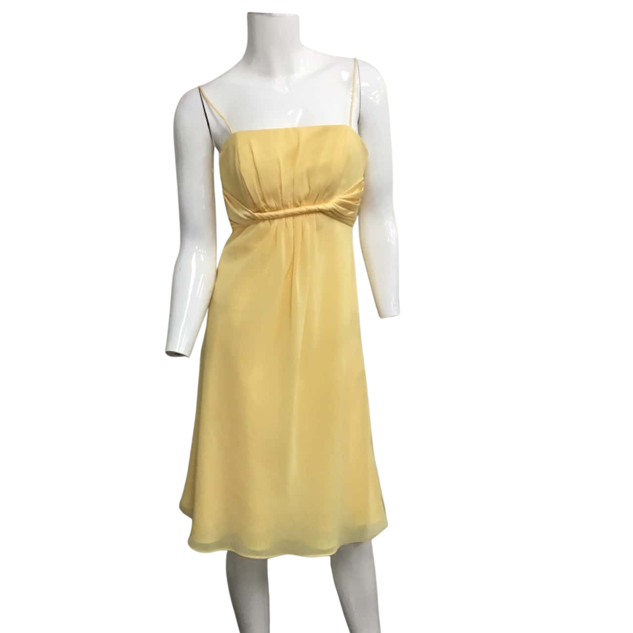 Alfred Angelo Womens Cocktail Dress Yellow (s)