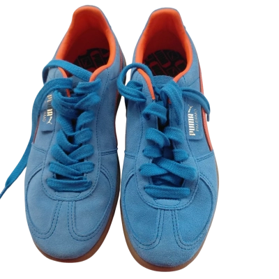 Puma Mens  Size 6 Sneakers Blue / Orange 
