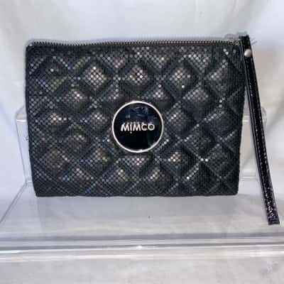 Women's MIMCO Wrist strap Evening Bag,  Black  