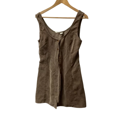 Tree of Life Womens  Size L Casual Dress Brown B