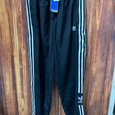 Adidas Womens  Size 10 Black  / White trackies new 