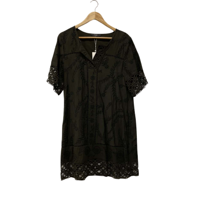 Piper Womens  Size 10 Shift Dress Green 