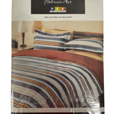 Yellow Double Bed Set - Fabric Art