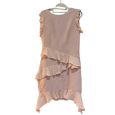 Asilio.  Florida Stripe Mini Ruffle Dress.   Size M / 10