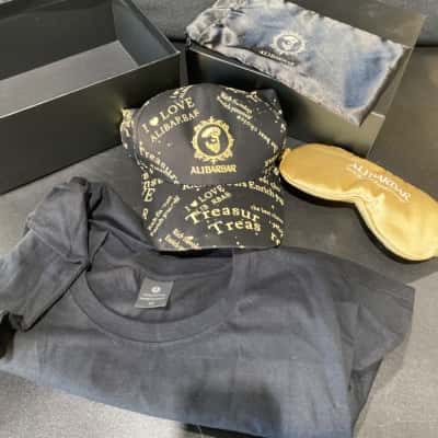 Alibarbar gift pack eye mask, shirt and hat 