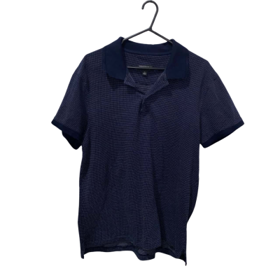 Mens Country Road Navy Blue Polka Dot Shirt Size XL