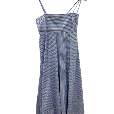 YH & co  Womens  Size 12 Shoestring Strap Dress Blue / Pink  