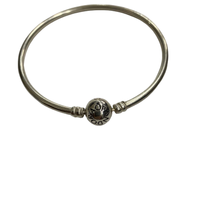Pandora Womens Stirling silver Bangle 6.5cm wide