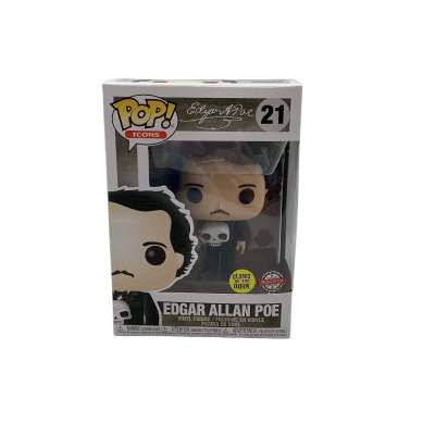 BNIB Funko Pop Edgar Allan Poe Glow in The Dark Special Edition. CAB
