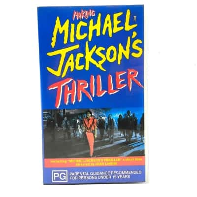 Rare Collectable From 1983 - Michael Jackson – Making Michael Jackson's Thriller On VHS Tape. The Cassette Appears To Be In Very Good Condition With Little Signs Of Use. Not Tested.