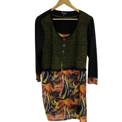 Threadz Womens  Size XL Multicoloured Dress