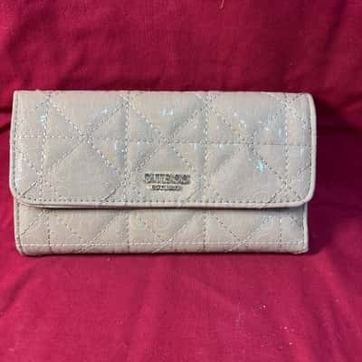 Guess Women's Quilted Embossed Wallet 