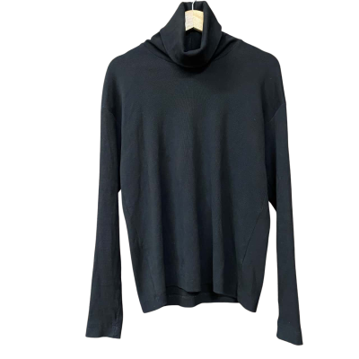 Kowtow Womens Size XS Black Organic Cotton Turtleneck Jumper  