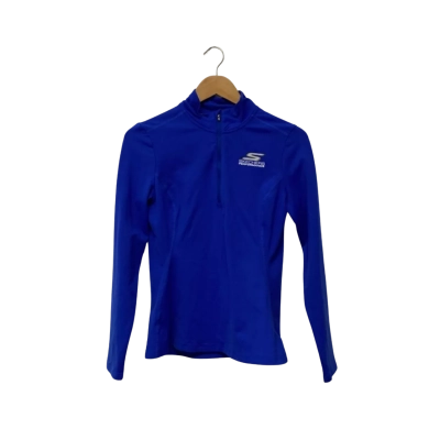 Skechers Womens Long Sleeve zip Jacket Size M Blue 