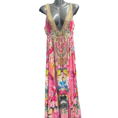 Czarina Womens  Size L Maxi Dress Multicoloured 