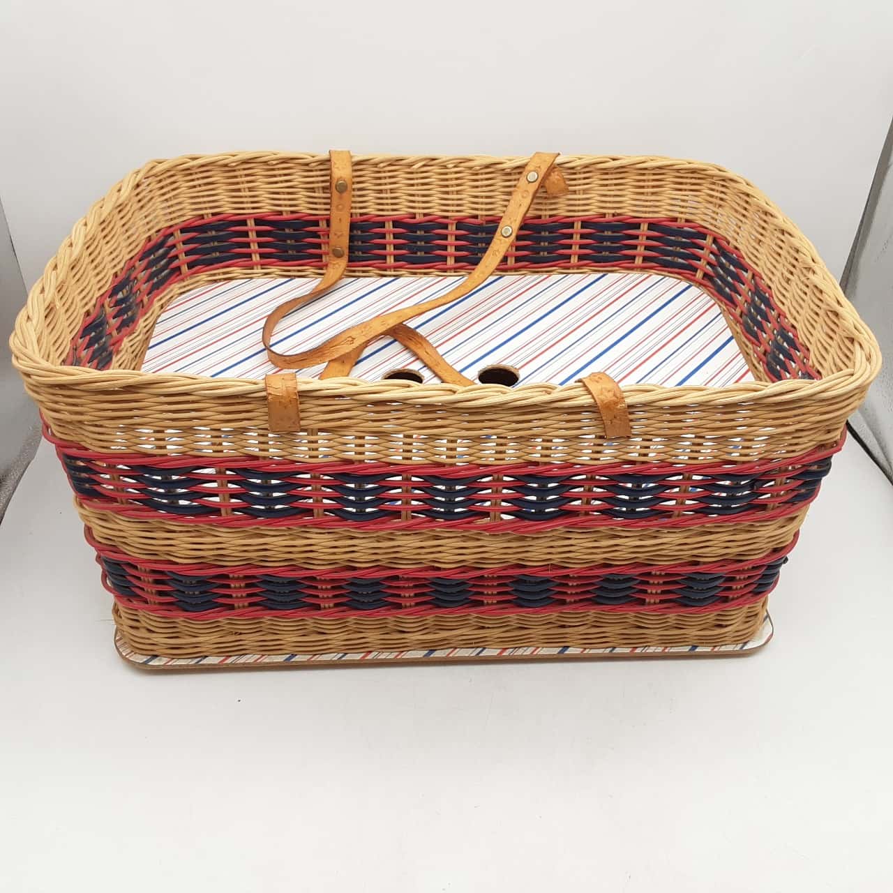 Vintage Mid Century Retro Picnic Hamper Basket(s) - Used Very Good ...