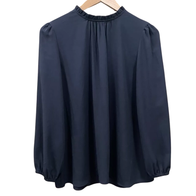 Uniqlo Black Frilled Blouse Size M