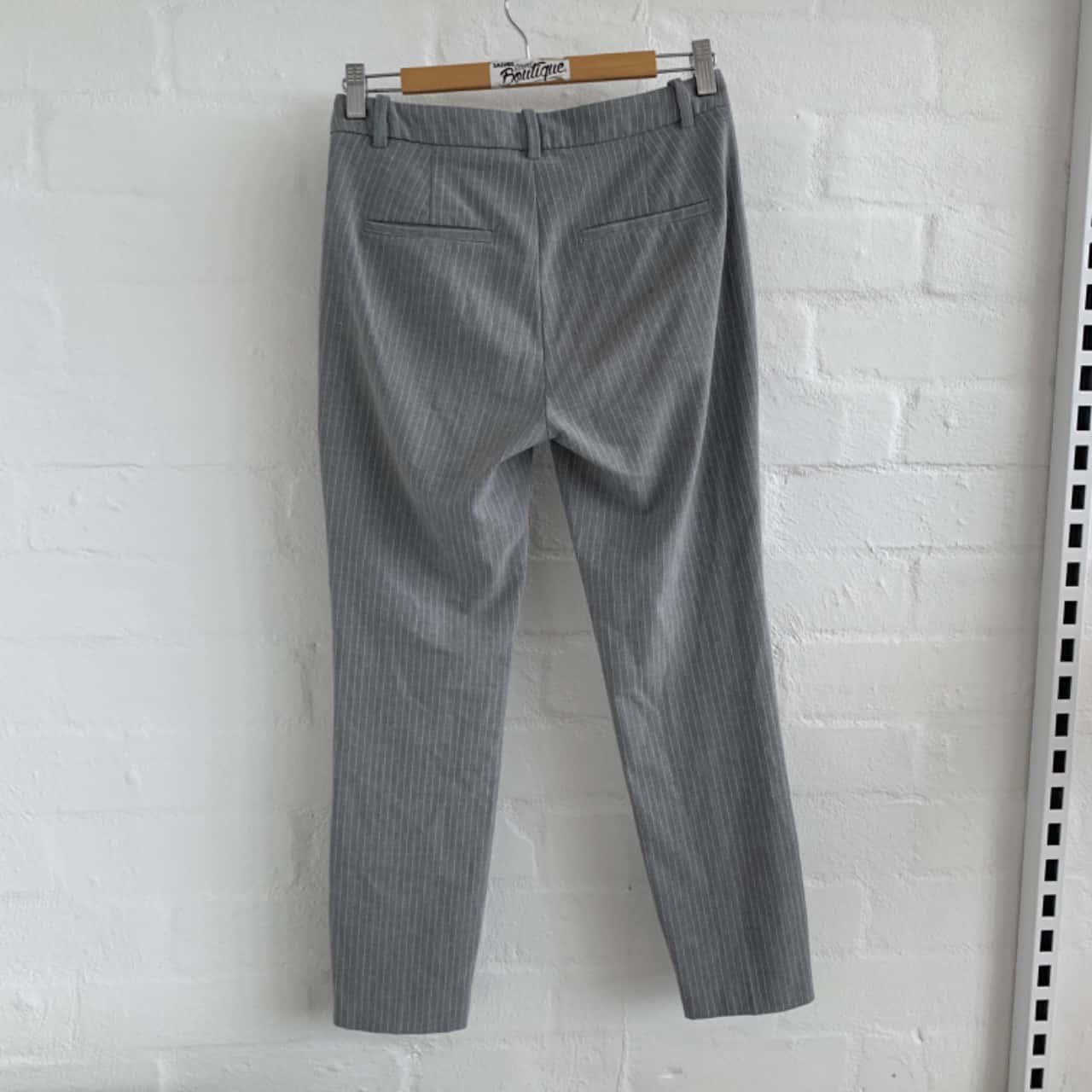 Zara Womens XS Straight Leg Grey Pants(s)