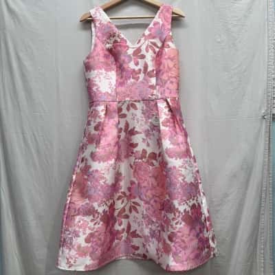 BNWT CHI CHI LONDON Floral Pink Dress Size 12